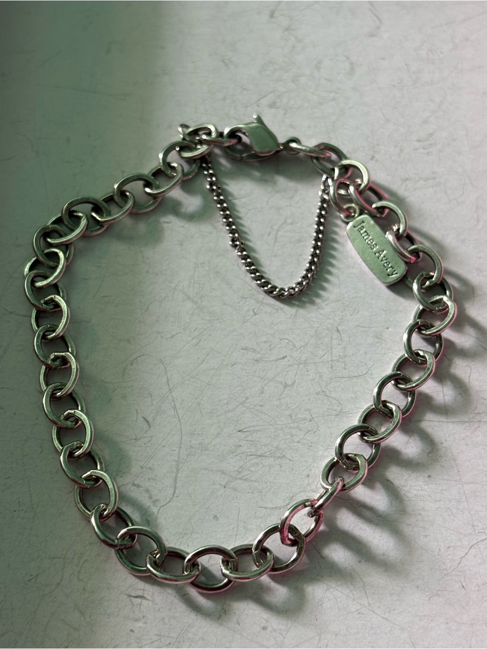 James Avery Silver Chain-Link Bracelet
